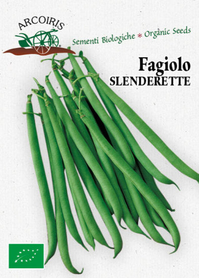 Bio vegetable garden seeds - Fagiolo Nano Slenderette