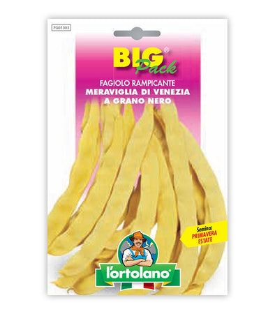 Orto seeds - Rampicable bean wonder of Venice with black wheat