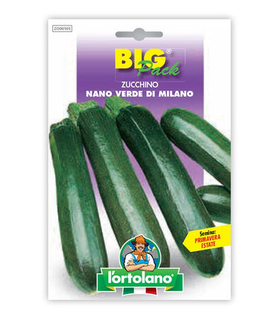 Semi da orto - Zucchino Nano Verde di Milano