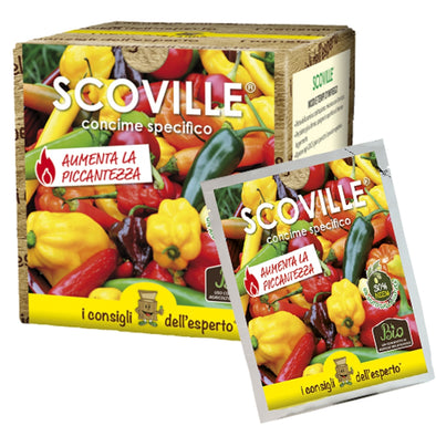SCOVILLE - Concime per peperoncini organico da 100 gr - Italian Sprout