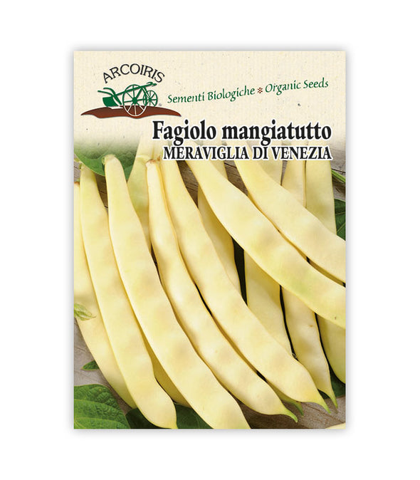 Semi da orto bio - Fagiolo Mangiatutto Meraviglia di Venezia