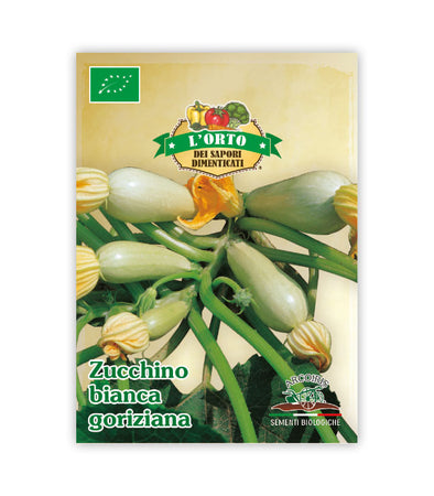 Semi da orto bio - Zucchino Bianca Goriziana